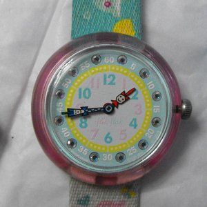 Authentic Flik Flak Dolphin Swatch Watch